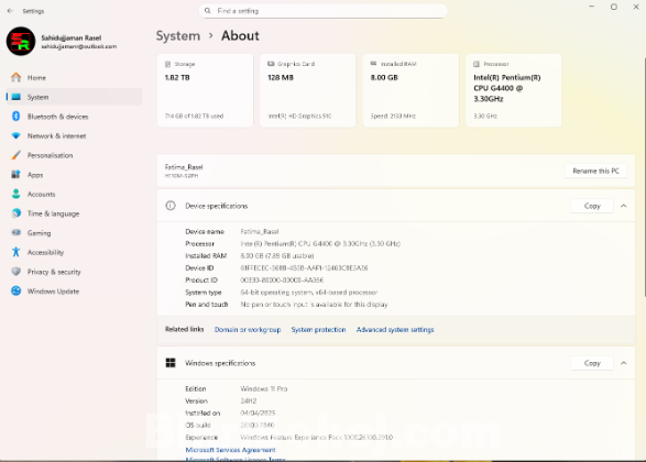 Desktop (CPU) For Sell